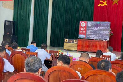 Hội nghị trực tuyến quán triệt, triển khai, thực hiện các Nghị quyết của Bộ chính trị, Ban Bí thư.