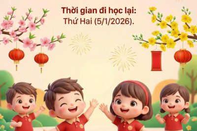 Thông báo lịch nghỉ tết Dương lịch năm 2026