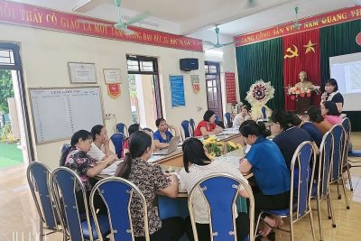 TRƯỜNG MẦM NON GIA LẠC TỔ CHỨC SINH HOẠT CHUYÊN MÔN BỒI DƯỠNG NÂNG CAO NĂNG LỰC XÂY DỰNG VÀ PHÁT TRIỂN CHƯƠNG TRÌNH GIÁO DỤC MẦM NON